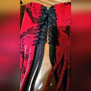 COPY - Harley Davidson/ All Bike Red Snake skin Lever/ clutch / covers